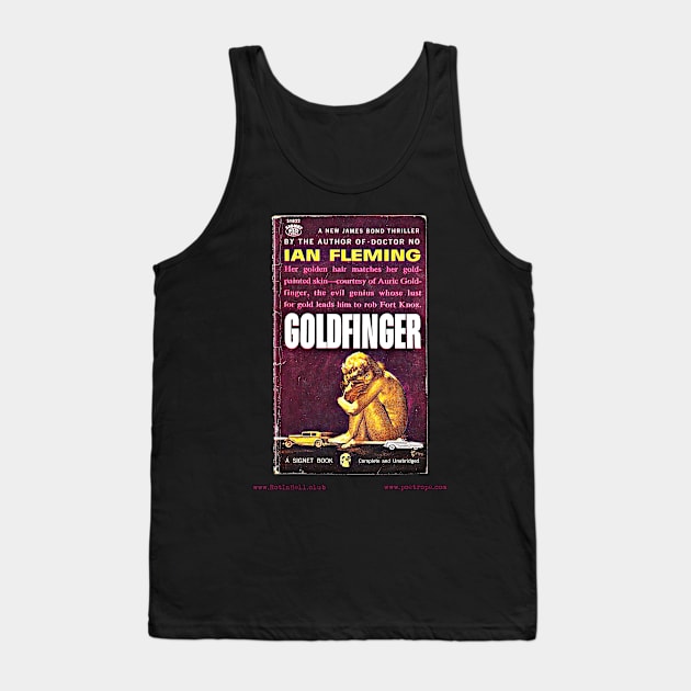 GOLDFINGER by Ian Fleming Tank Top by Rot In Hell Club